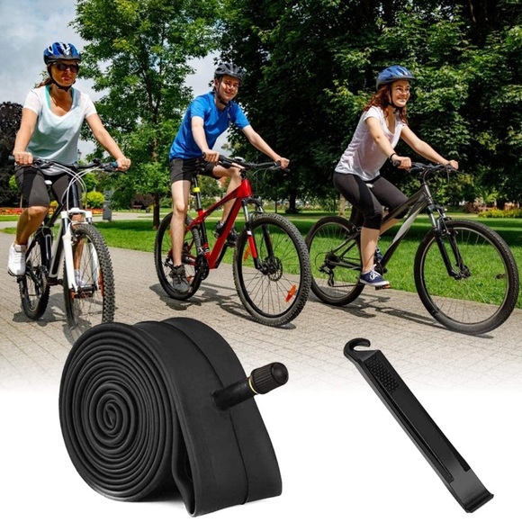 2 Pack 26 Inch Bike Tubes Plus 2 Tire Levers, 26"x1.75/1.95/x2/2.10/2.125 - Picture 5 of 7